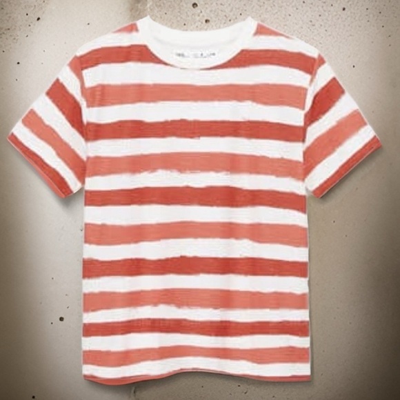 ZARA KIDS • Soft Red Striped Tee Worn On TV Matteo Silva Disney Bunk’d - Picture 3 of 3